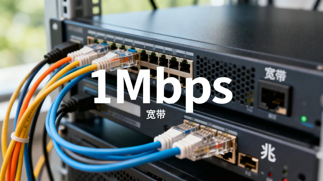 服务器1mbps是多少宽带，1Mbps等于多少兆宽带？