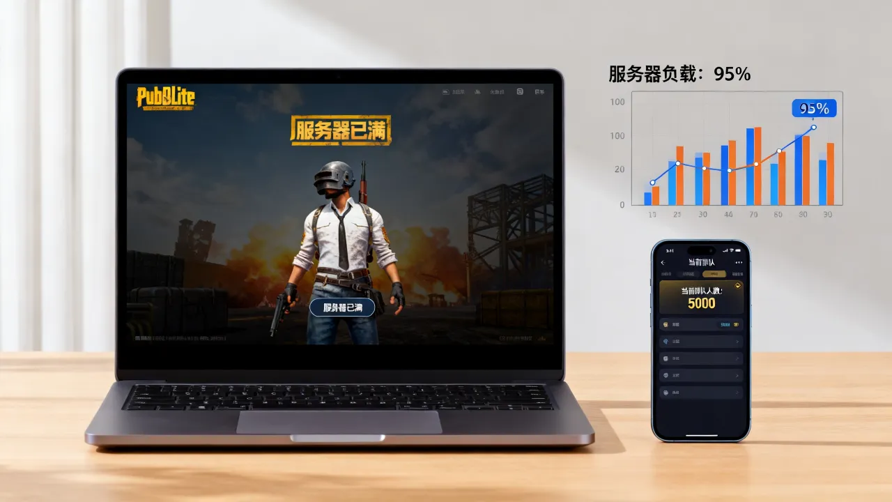 pubglite为什么总是服务器已满，玩pubglite服务器频繁爆满怎么办