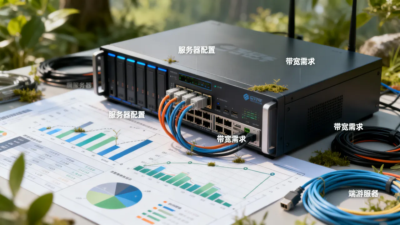 端游服务器宽带配置需要多少带宽？，端游服务器带宽选择攻略