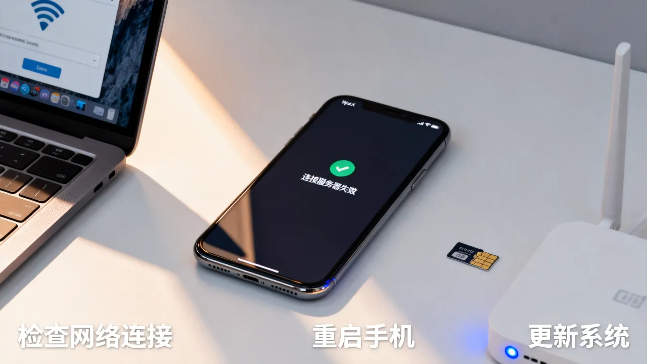 苹果x为什么连接服务器失败，连接不上服务器怎么解决？