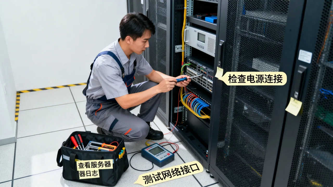 服务器现场怎么运维，服务器故障排查基本步骤有哪些