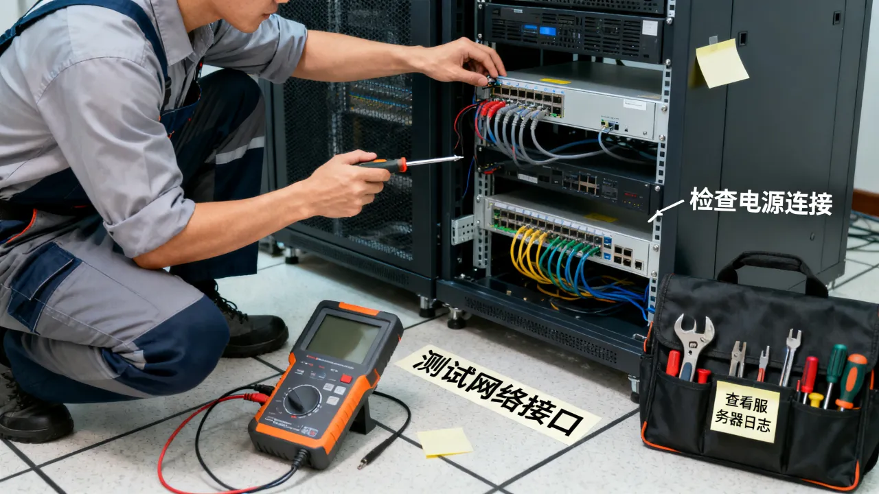 服务器现场怎么运维，服务器故障排查基本步骤有哪些