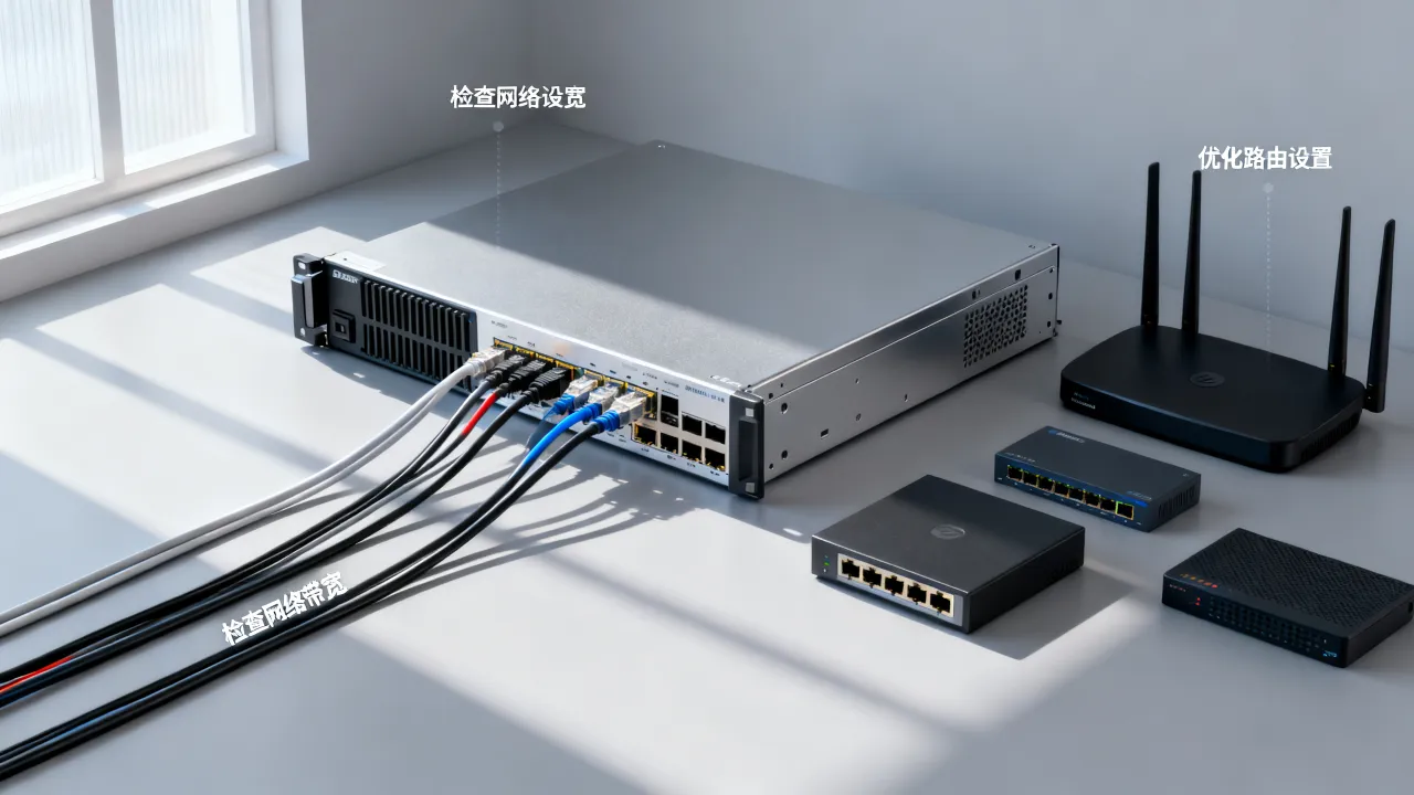 搭建的服务器网速慢怎么解决，服务器网络延迟高如何优化