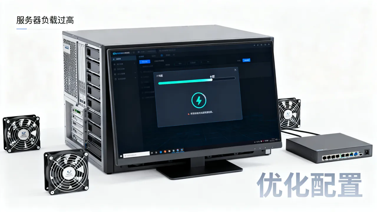 为什么服务器挂软件卡，服务器卡顿怎么解决？
