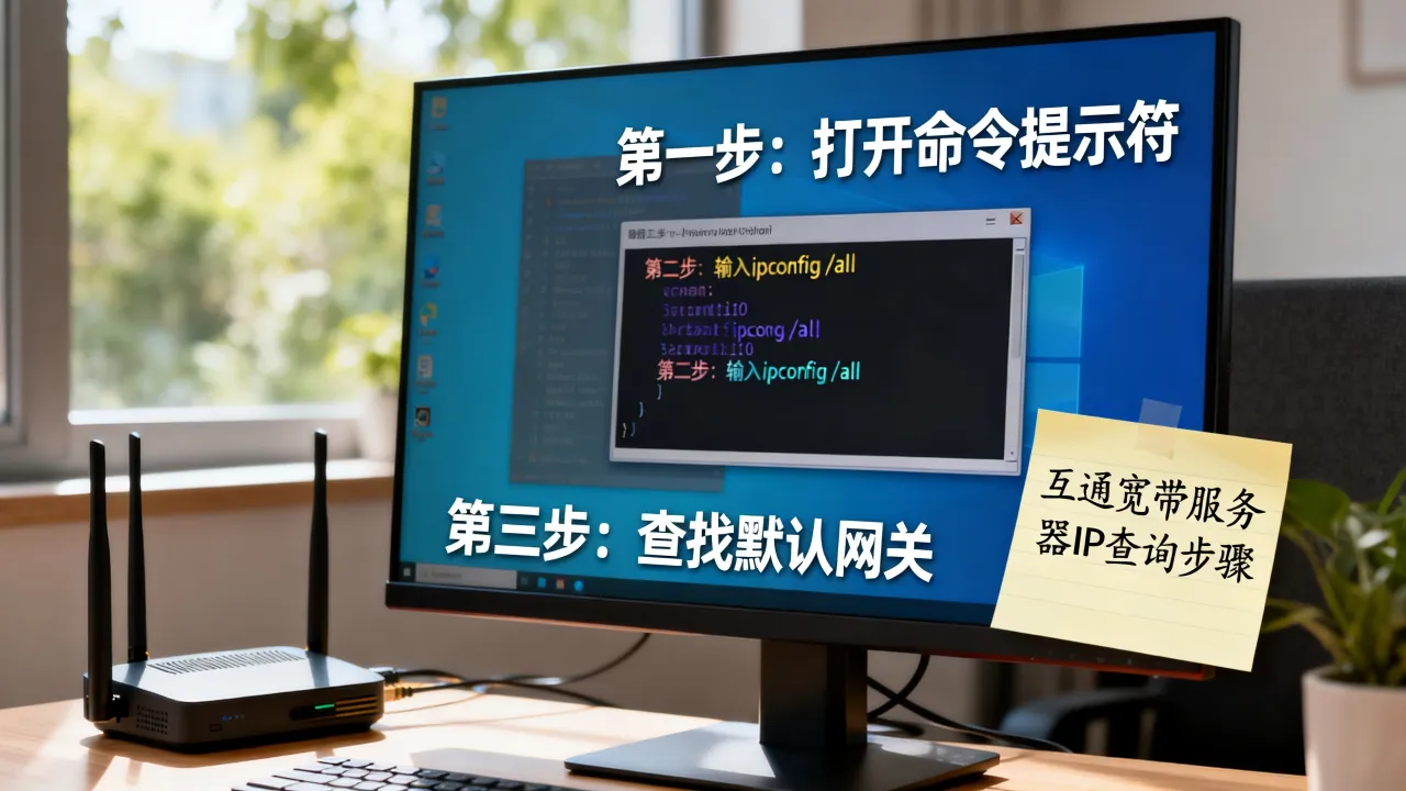 互通宽带服务器ip怎么查，互通宽带服务器ip地址是多少？