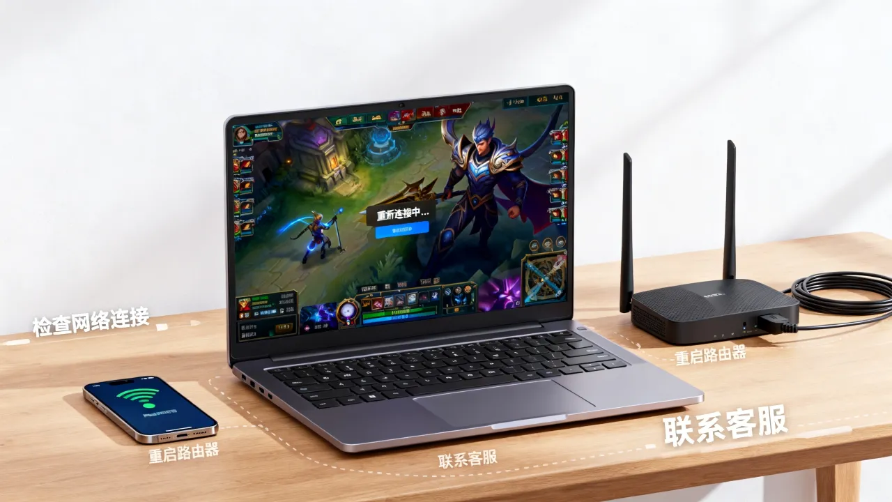 为什么lol重新连接不上服务器，英雄联盟网络连接失败怎么解决