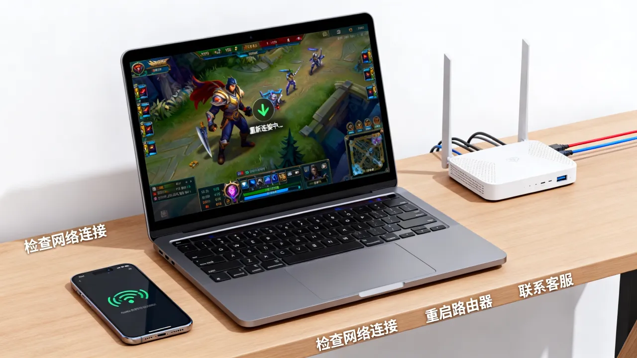 为什么lol重新连接不上服务器，英雄联盟网络连接失败怎么解决