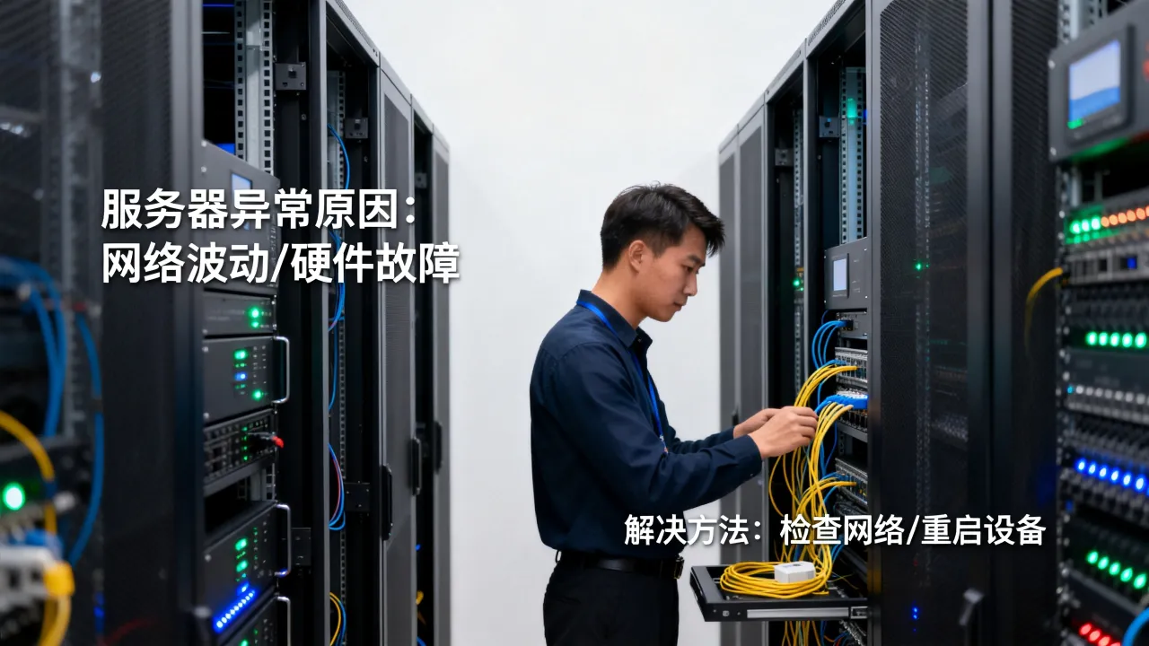 qq为什么选择服务器发生异常，具体原因及解决方法是什么？