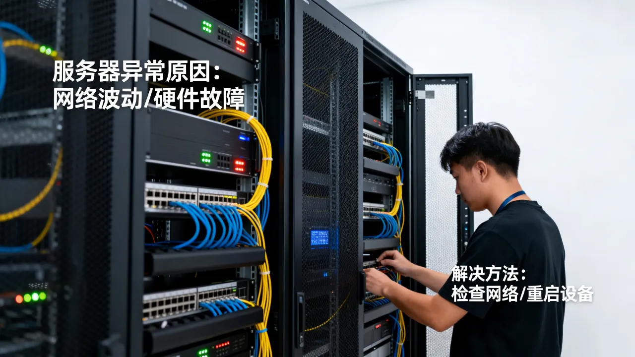 qq为什么选择服务器发生异常，具体原因及解决方法是什么？