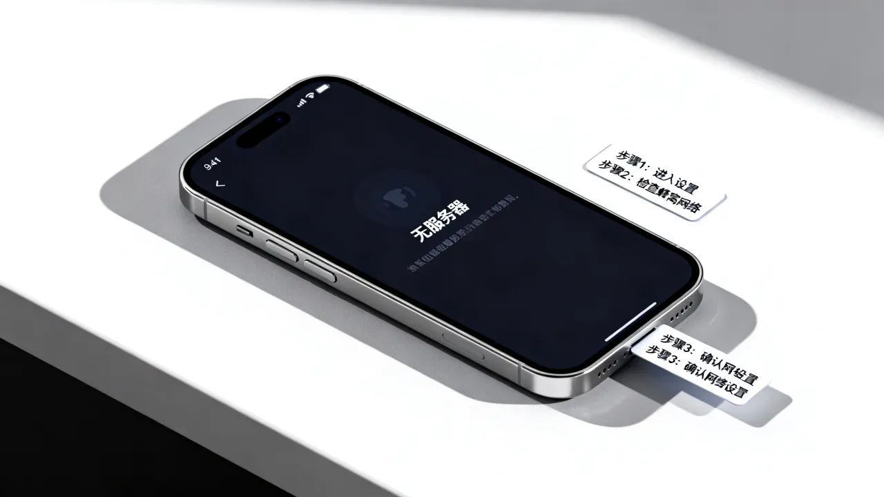 iphone为什么提示无服务器，苹果手机无服务器设置教程