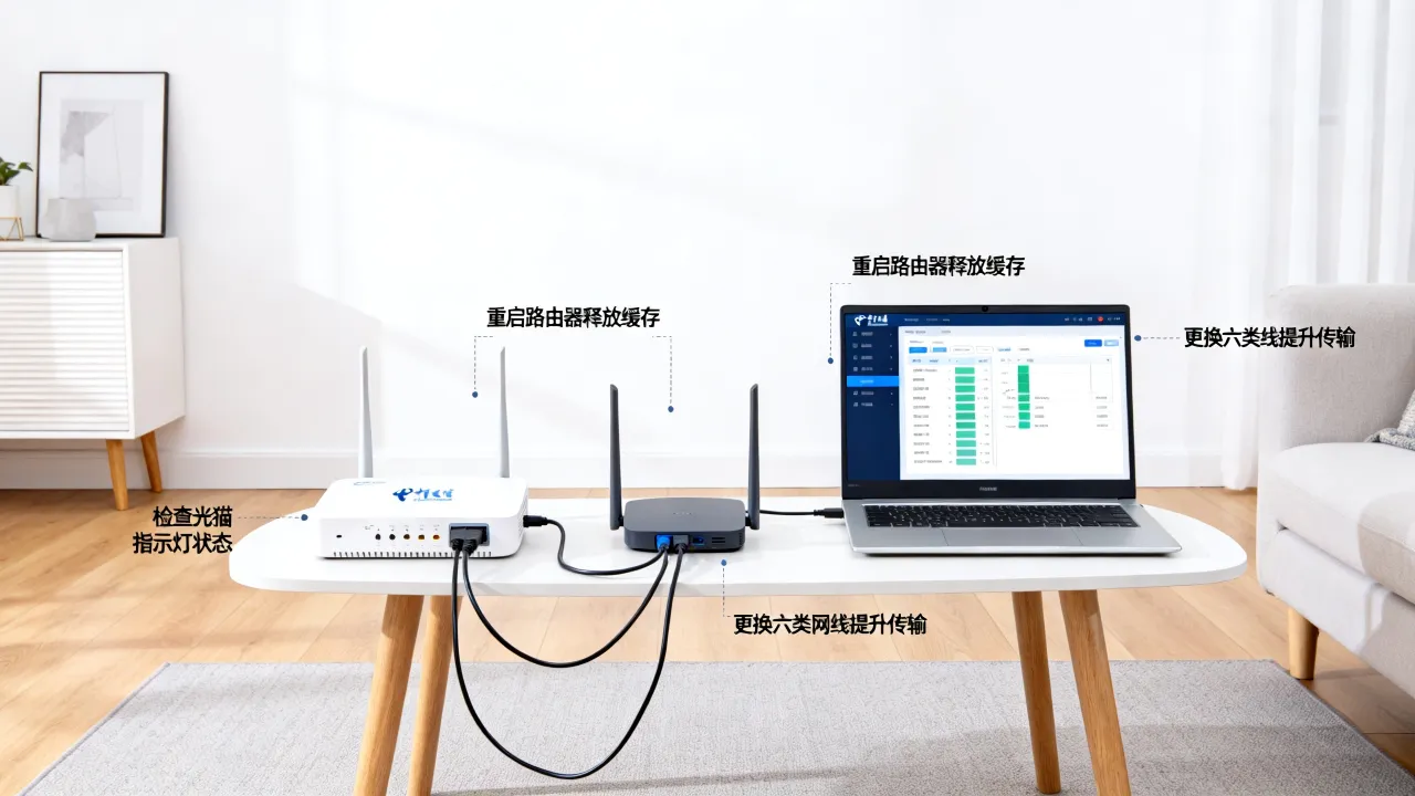中国电信服务器宽带速度慢怎么办，如何提升网络稳定性？