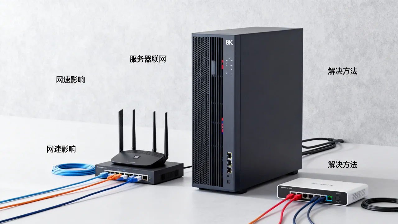 服务器联网后影响网速吗，服务器网速变慢怎么办