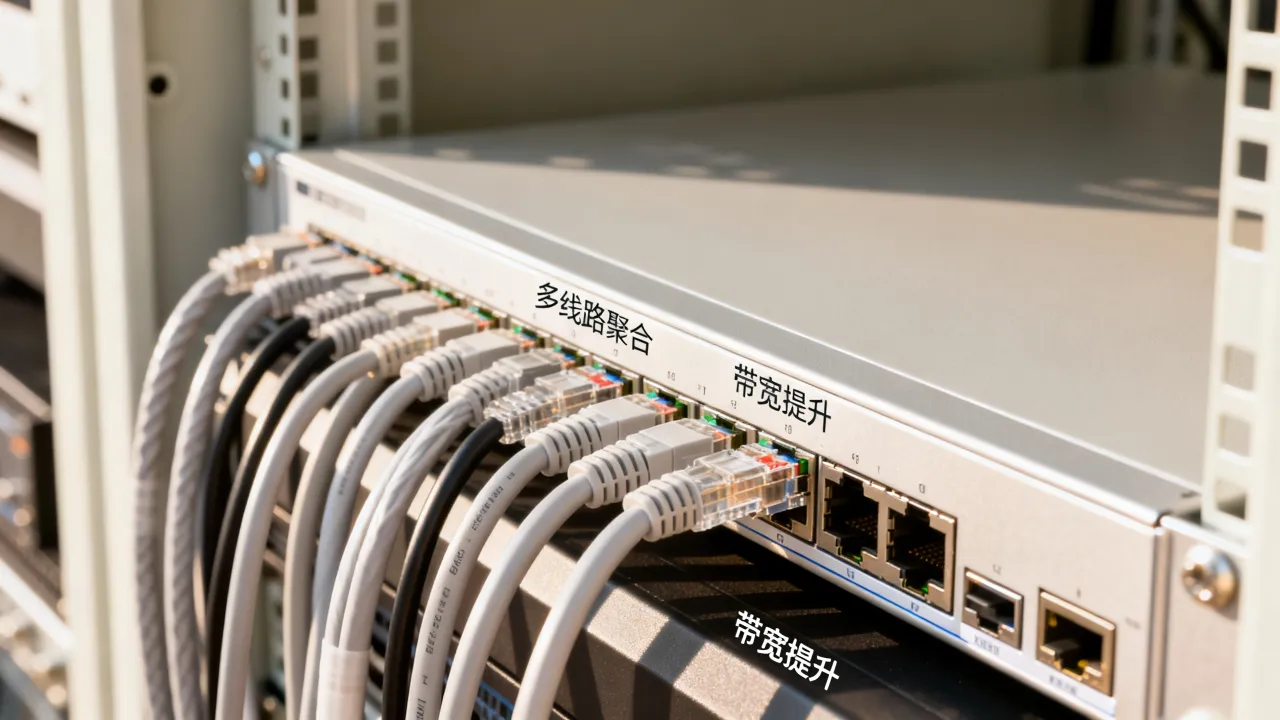 服务器网速如何叠加？多线路聚合提升带宽技巧