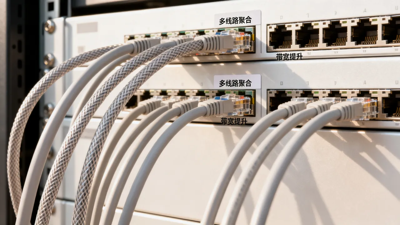 服务器网速如何叠加？多线路聚合提升带宽技巧