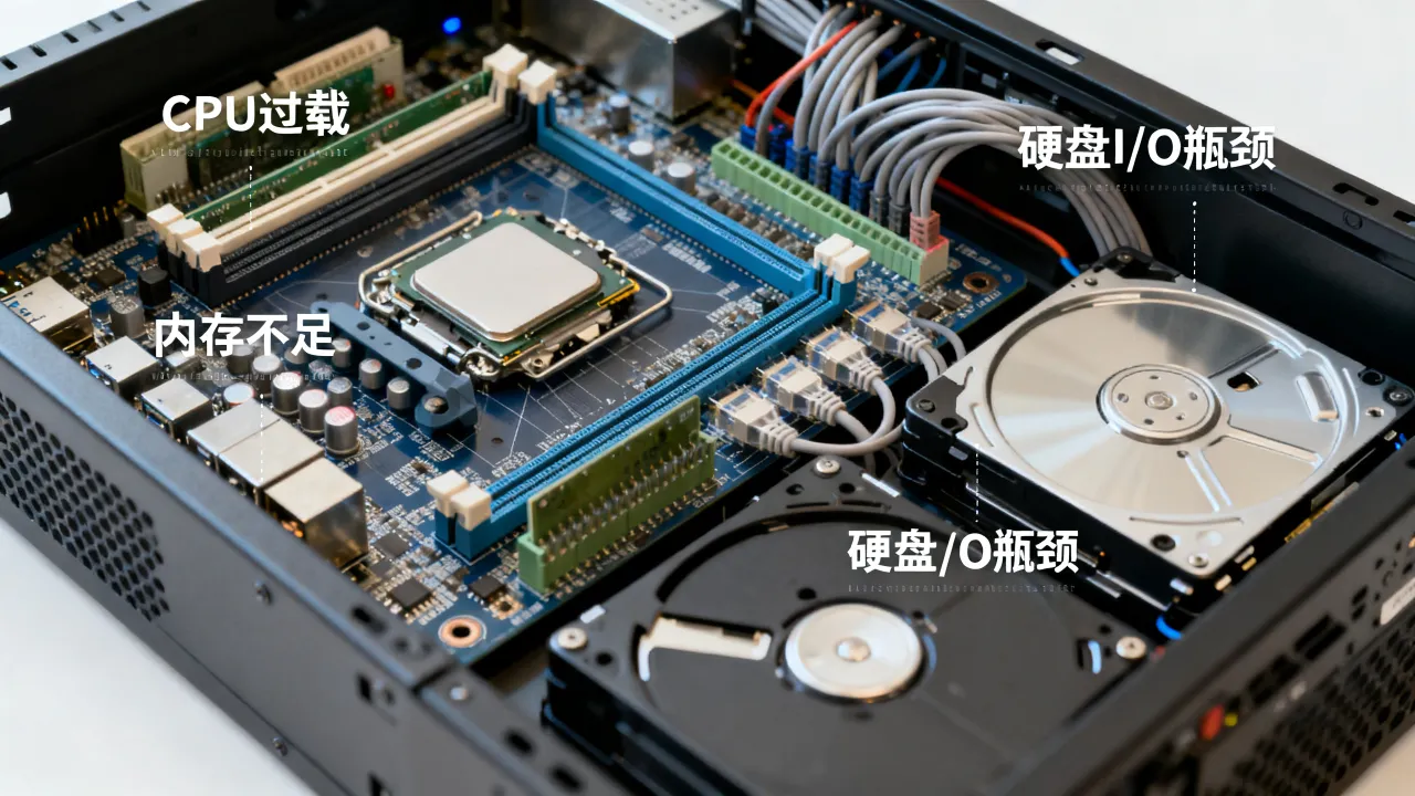 服务器为什么用着很卡，服务器卡顿是什么原因造成的