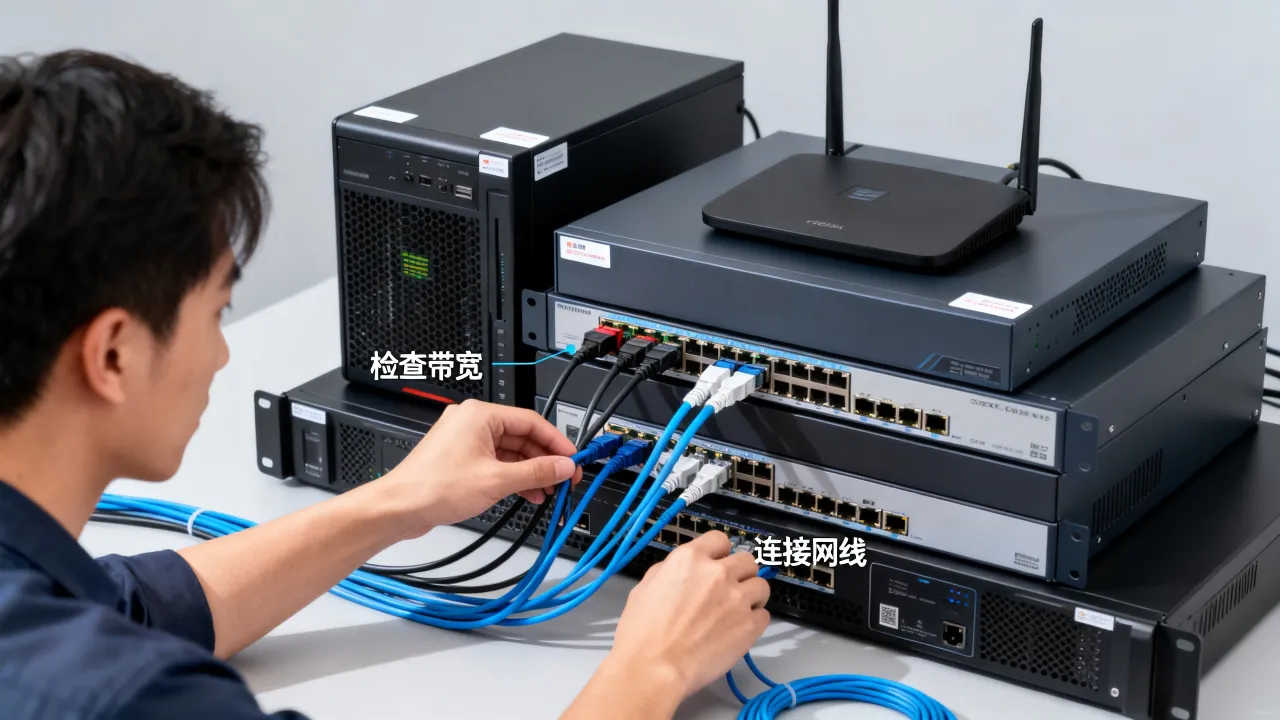 怎么拉服务器宽带？服务器带宽不够怎么扩容提速？