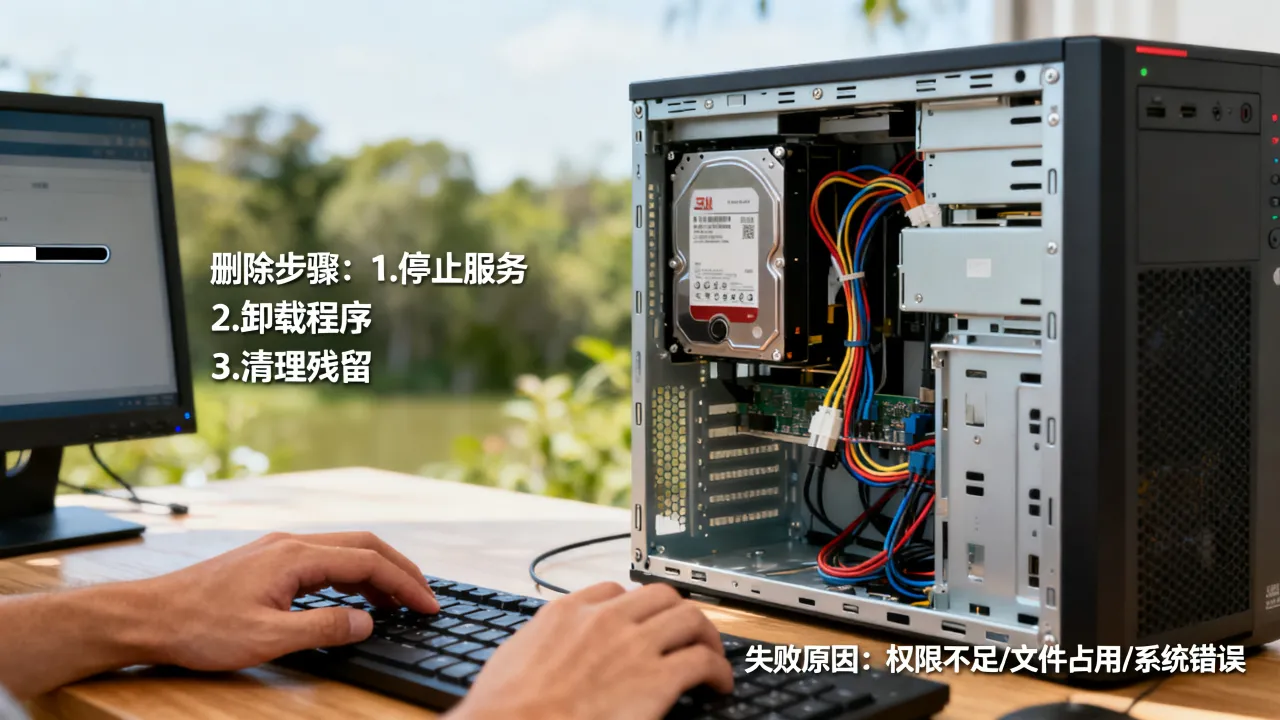 网维服务器怎么彻底删除?删除网维服务器文件失败怎么办? 网维服务器怎么彻底删除?删除网维服务器文件失败怎么办?