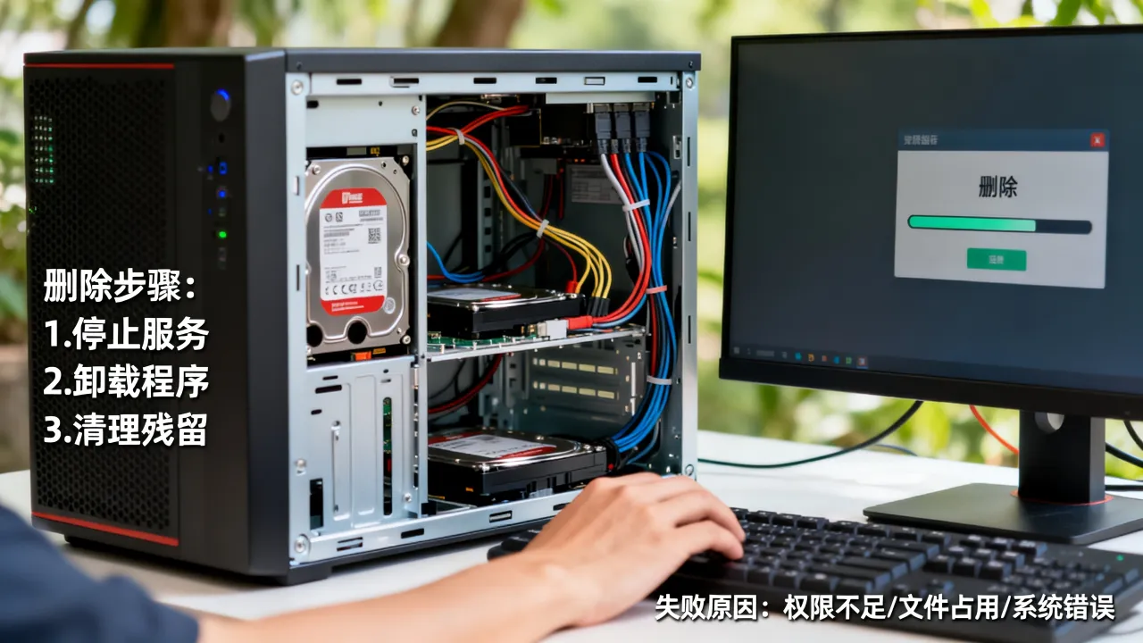 网维服务器怎么彻底删除?删除网维服务器文件失败怎么办? 网维服务器怎么彻底删除?删除网维服务器文件失败怎么办?