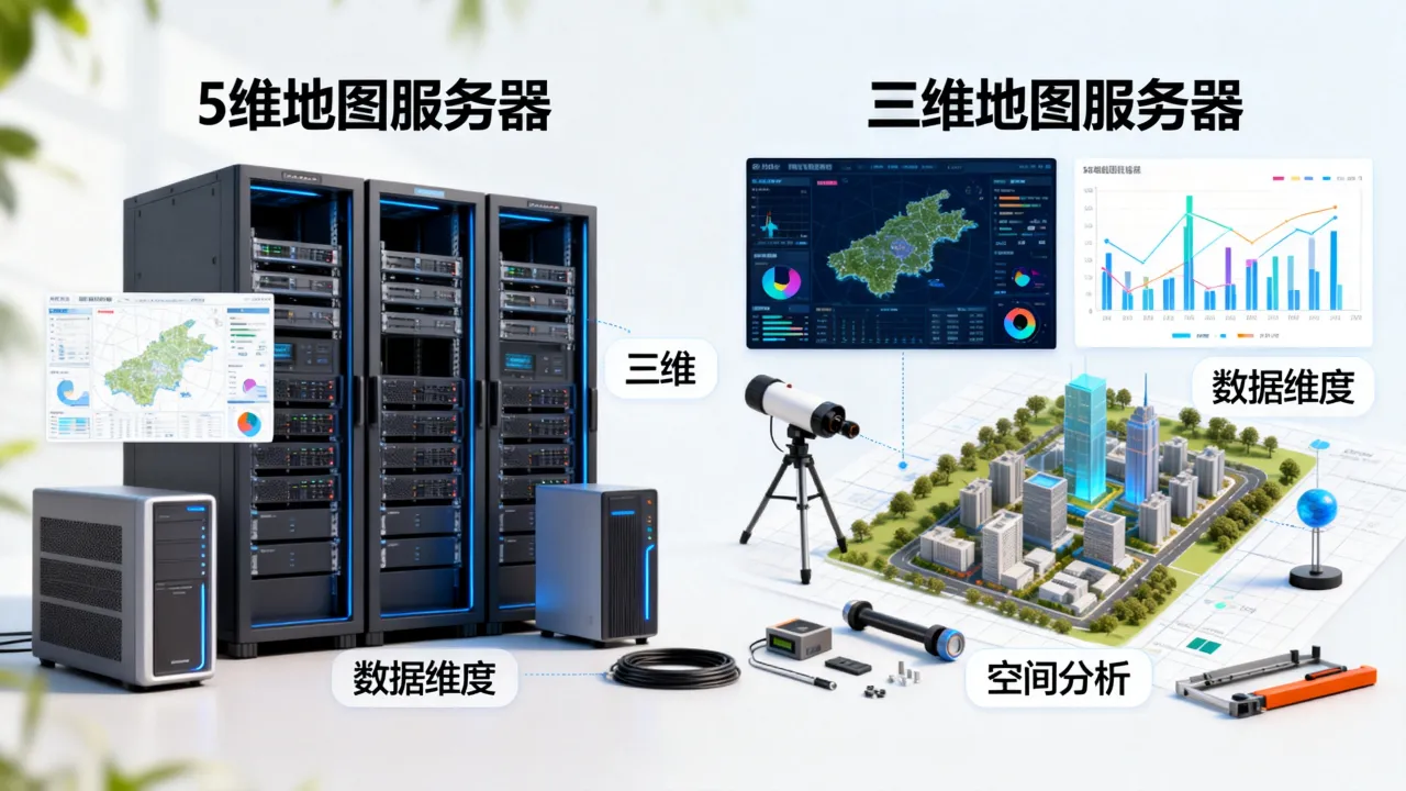 5维地图服务器是什么，和三维地图服务器哪个好，如何选择？