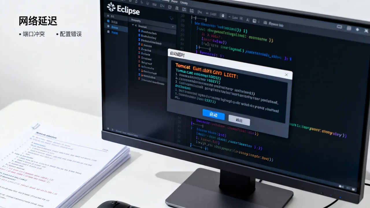 Eclipse服务器启动为什么超时，Eclipse启动Tomcat超时原因？