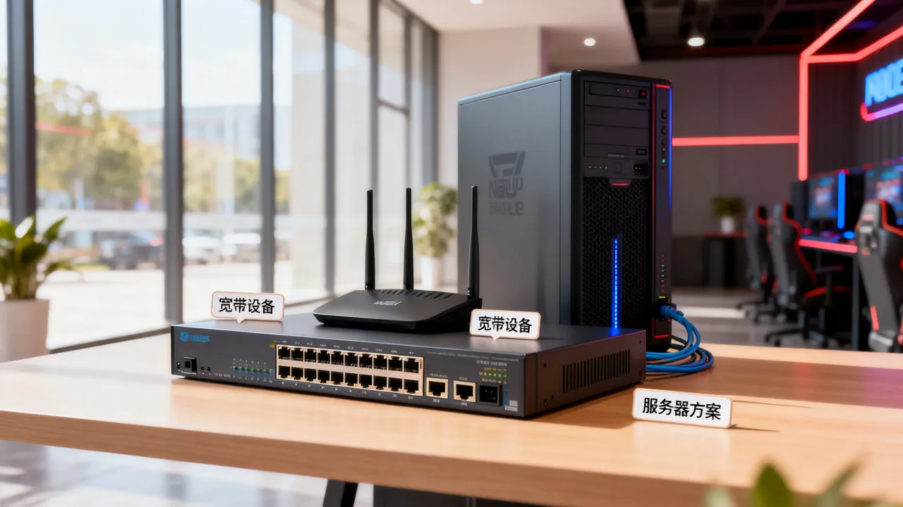 网吧宽带及服务器方案哪个更实用？网吧宽带怎么选