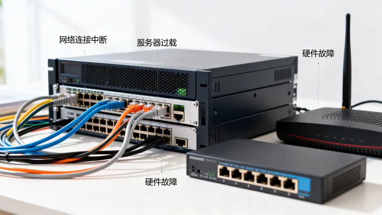 为什么服务器没应答，服务器无响应是什么原因导致的
