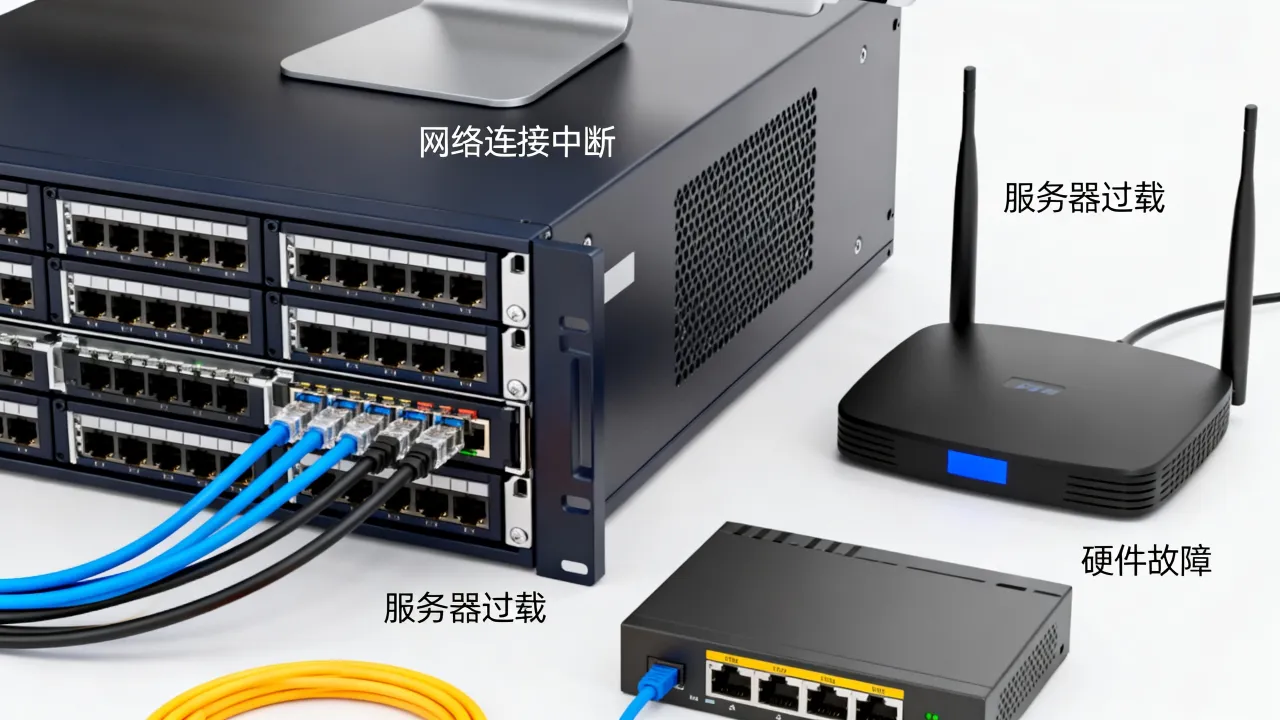 为什么服务器没应答，服务器无响应是什么原因导致的