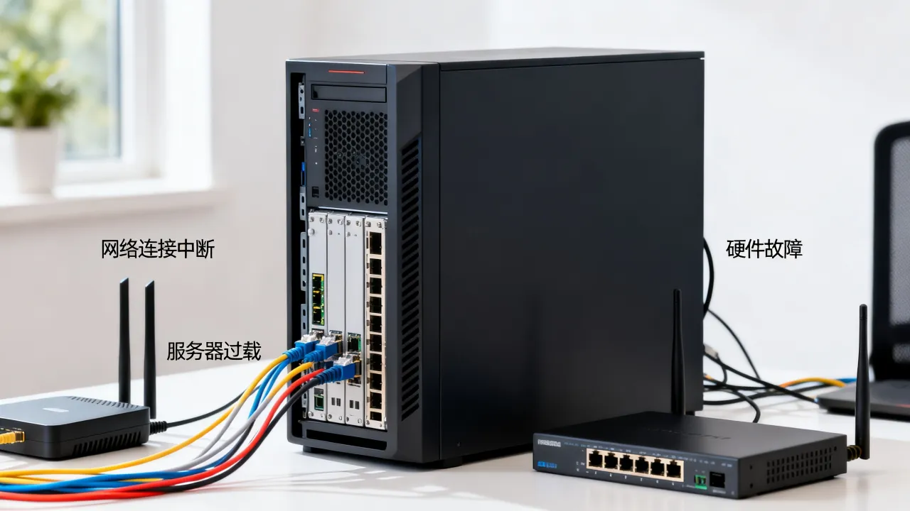 为什么服务器没应答，服务器无响应是什么原因导致的