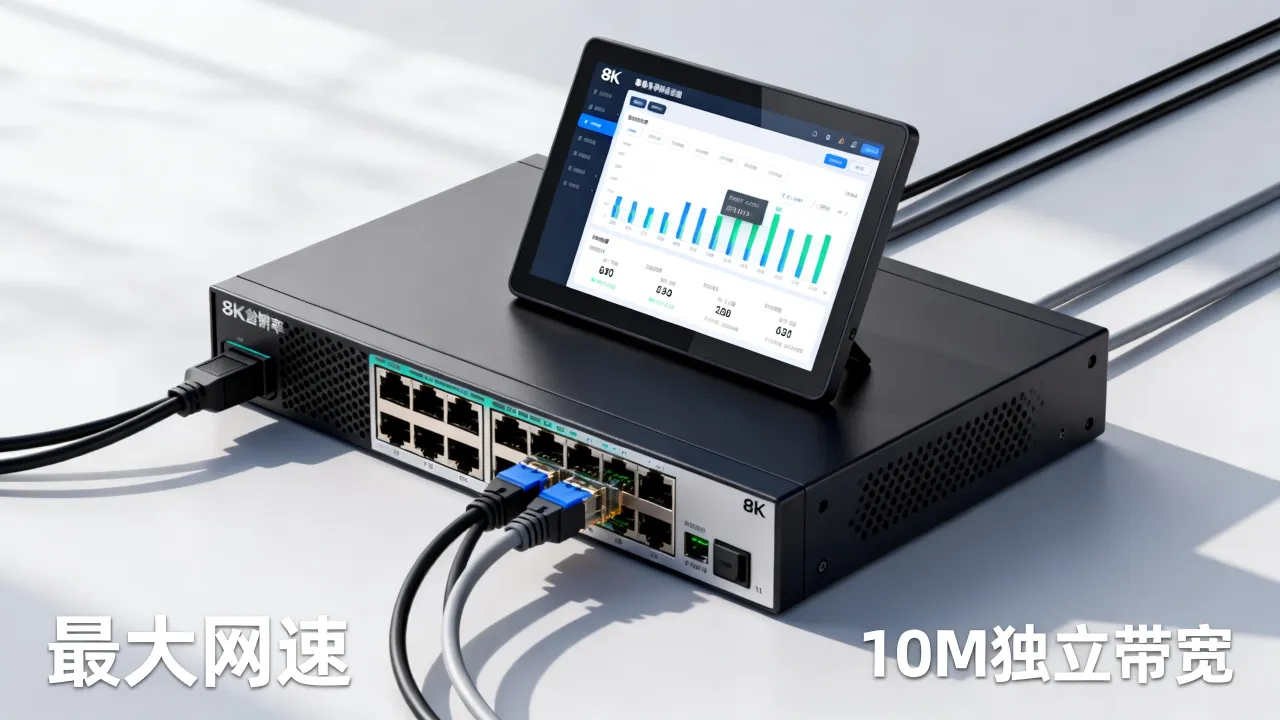 服务器10M独立带宽最大网速多少，10M独享带宽下载速度多快？