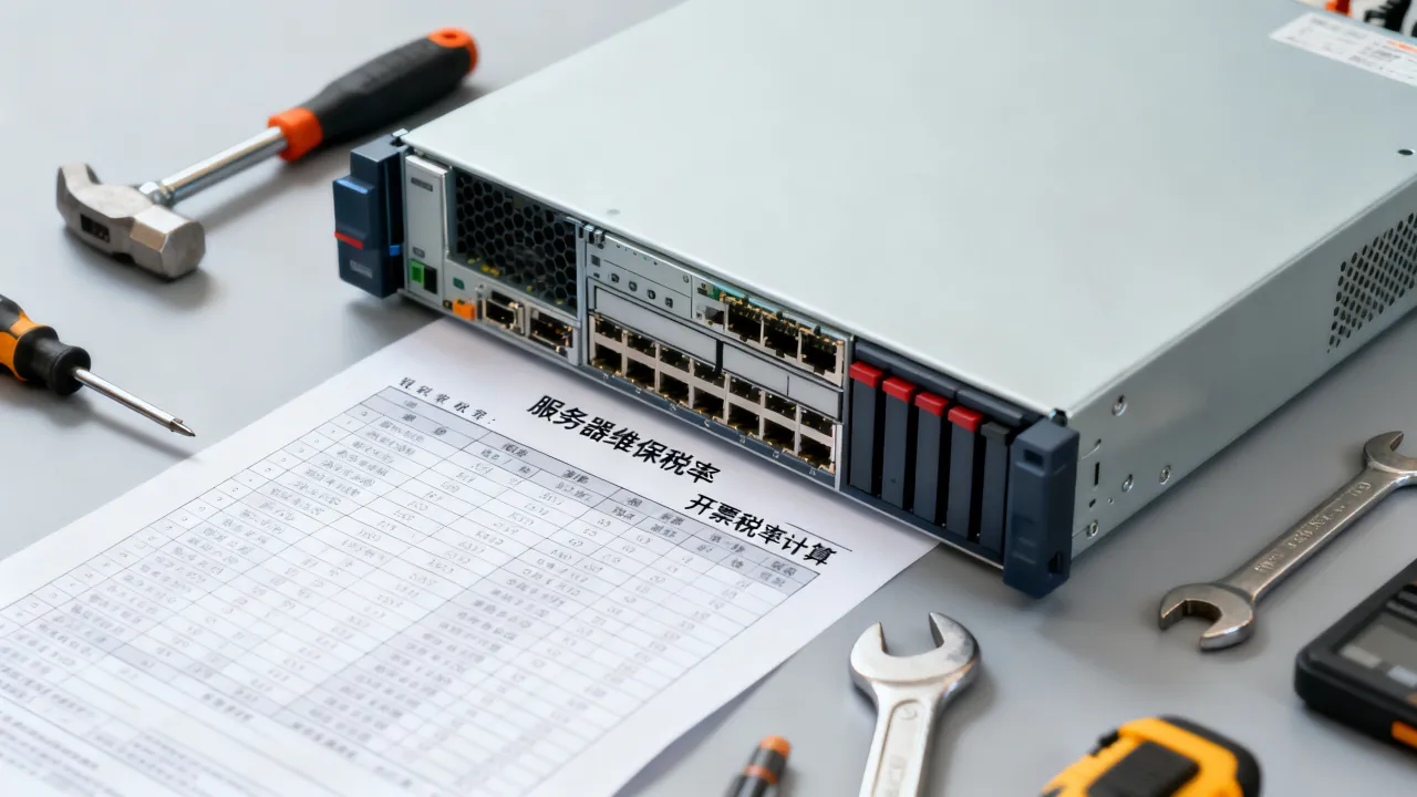 服务器维保税率是多少，服务器维保开票税率怎么算？