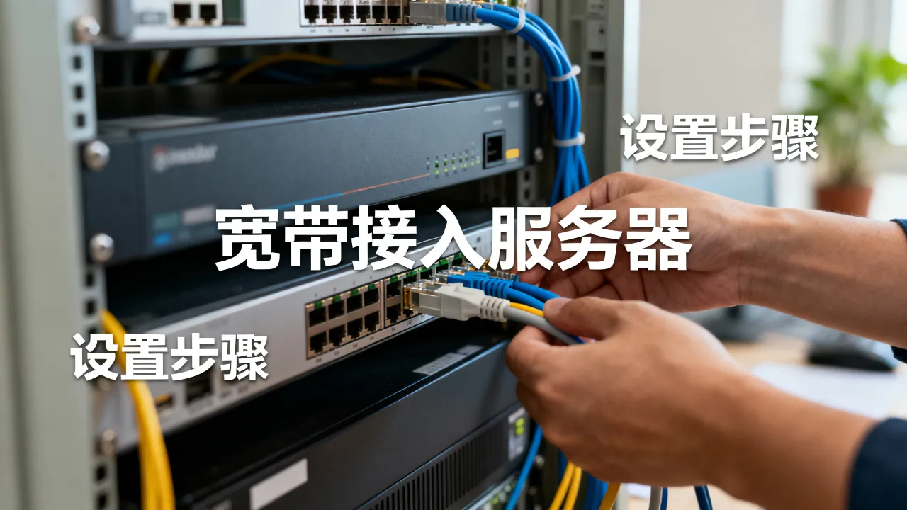 社区的宽带接入服务器是什么，社区宽带接入服务器怎么设置？