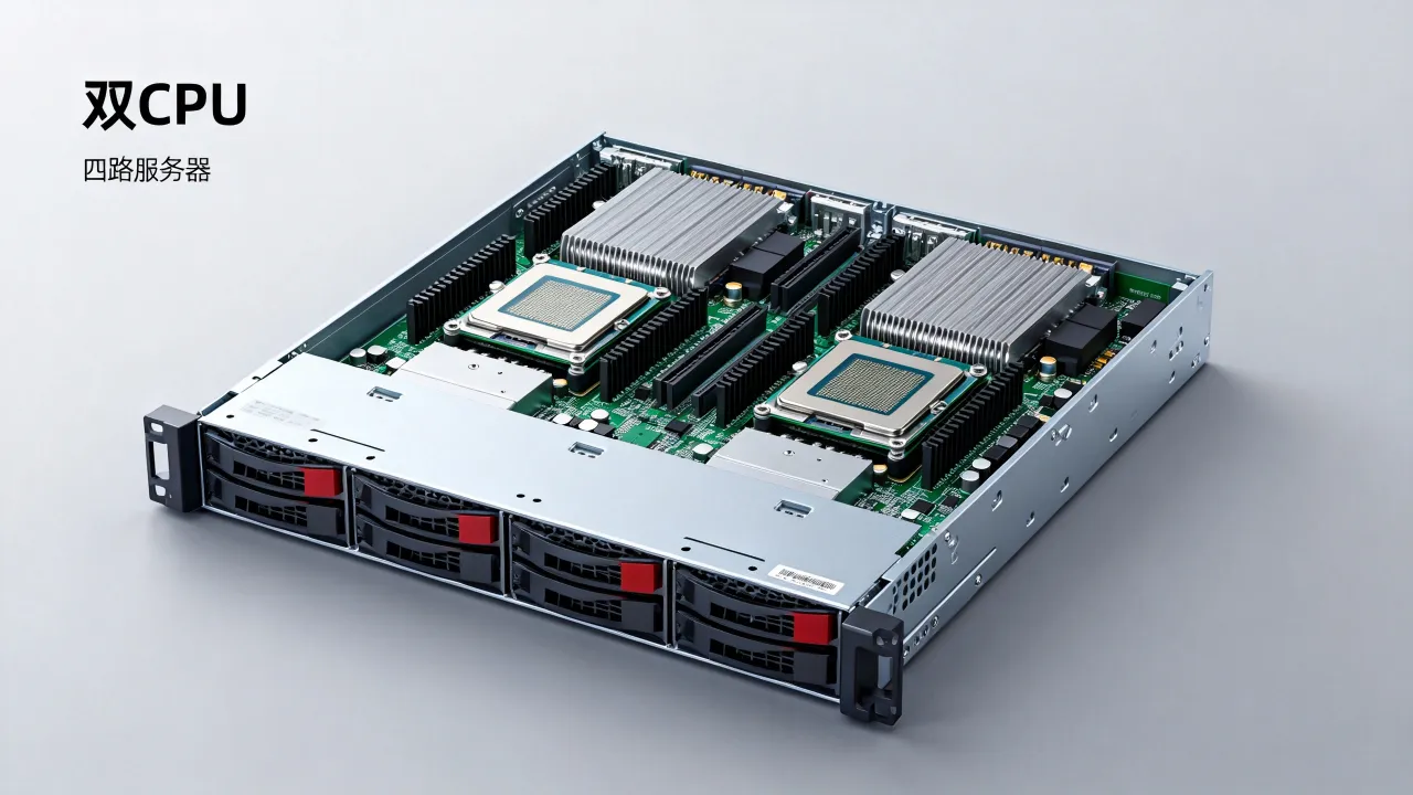 四路服务器为什么配置两个cpu？，双cpu服务器性能优势详解