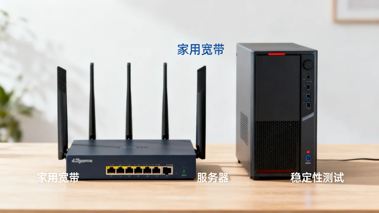 服务器可以用宽带吗，家用宽带搭建服务器稳定吗？