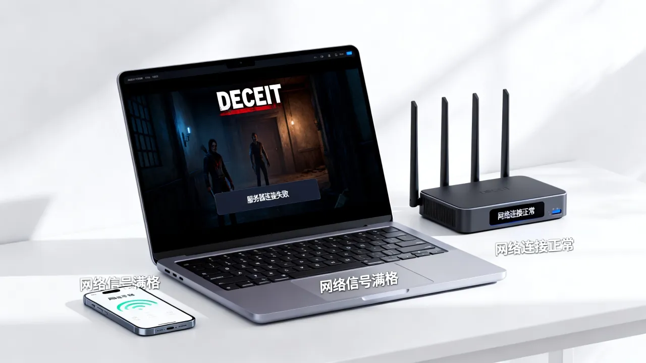 为什么DECEIT显示没有服务器，无法连接服务器是什么原因
