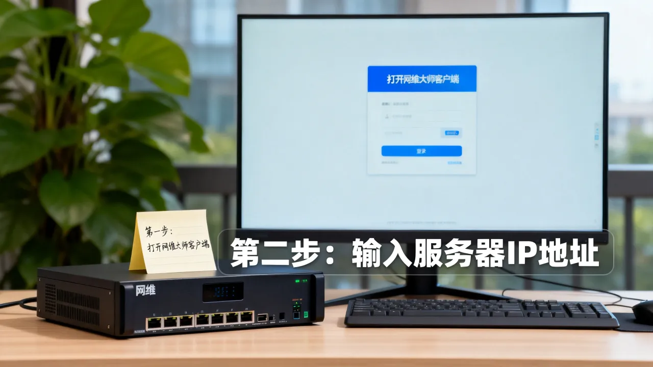 网维服务器怎么登录？网维大师远程连接详细步骤