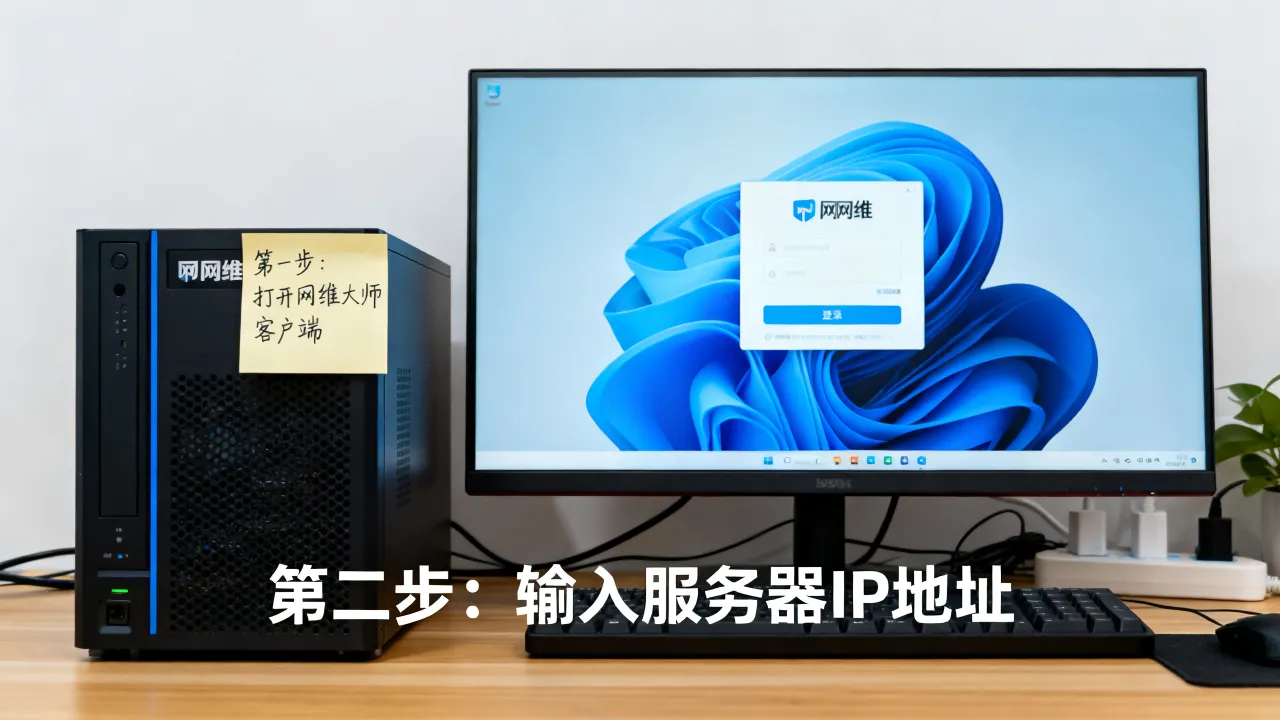 网维服务器怎么登录？网维大师远程连接详细步骤