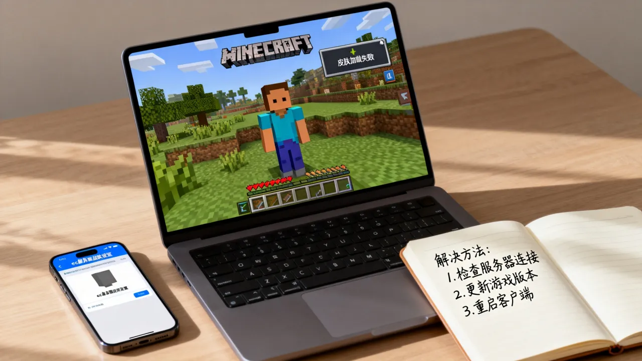 ec服务器为什么看不到别人的皮肤，我的世界皮肤不显示怎么解决？