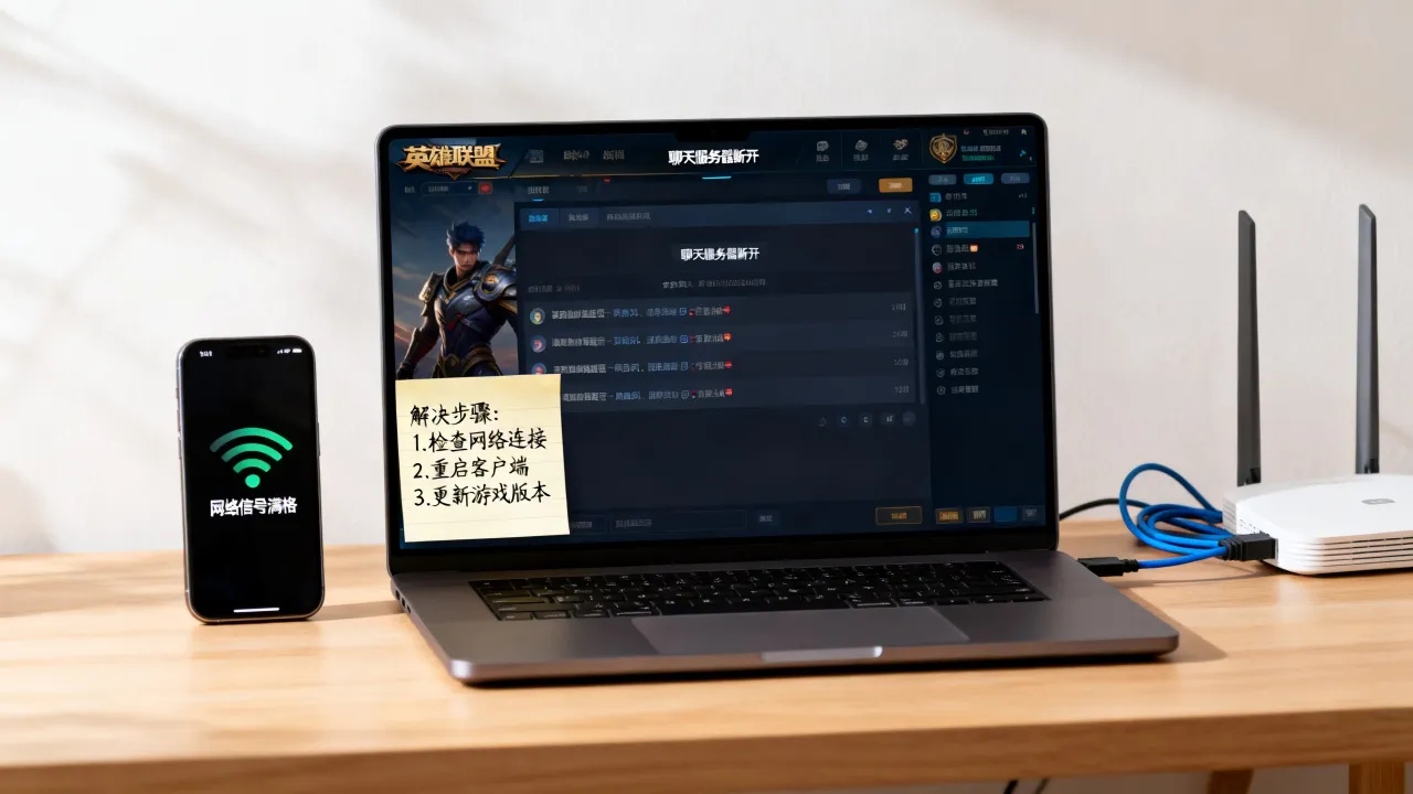 为什么lol客户端聊天服务器断开，英雄联盟聊天掉线如何解决？