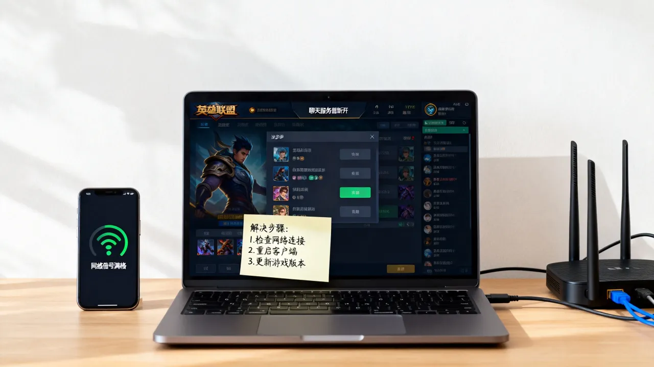 为什么lol客户端聊天服务器断开，英雄联盟聊天掉线如何解决？