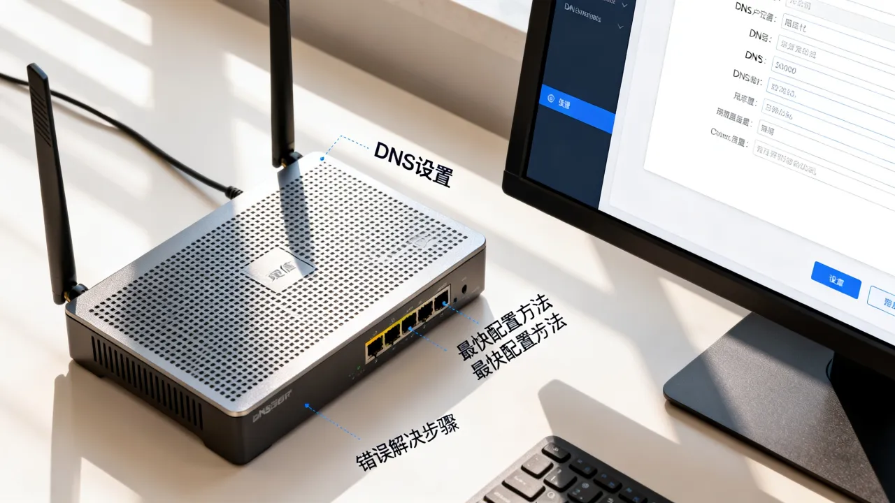 电信宽带域名服务器是什么？怎么设置最快，解决DNS错误方法
