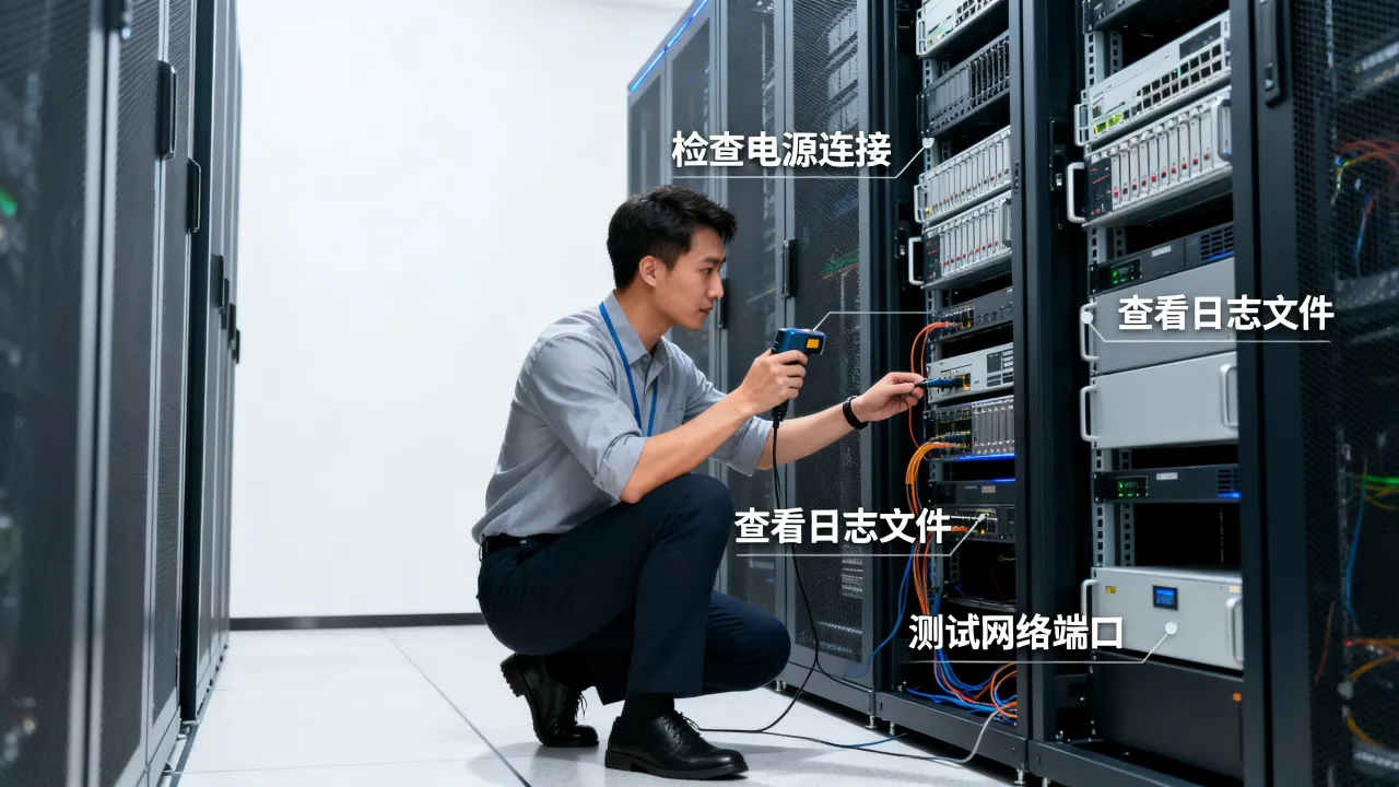 服务器运维故障如何排查，常见问题解决步骤？
