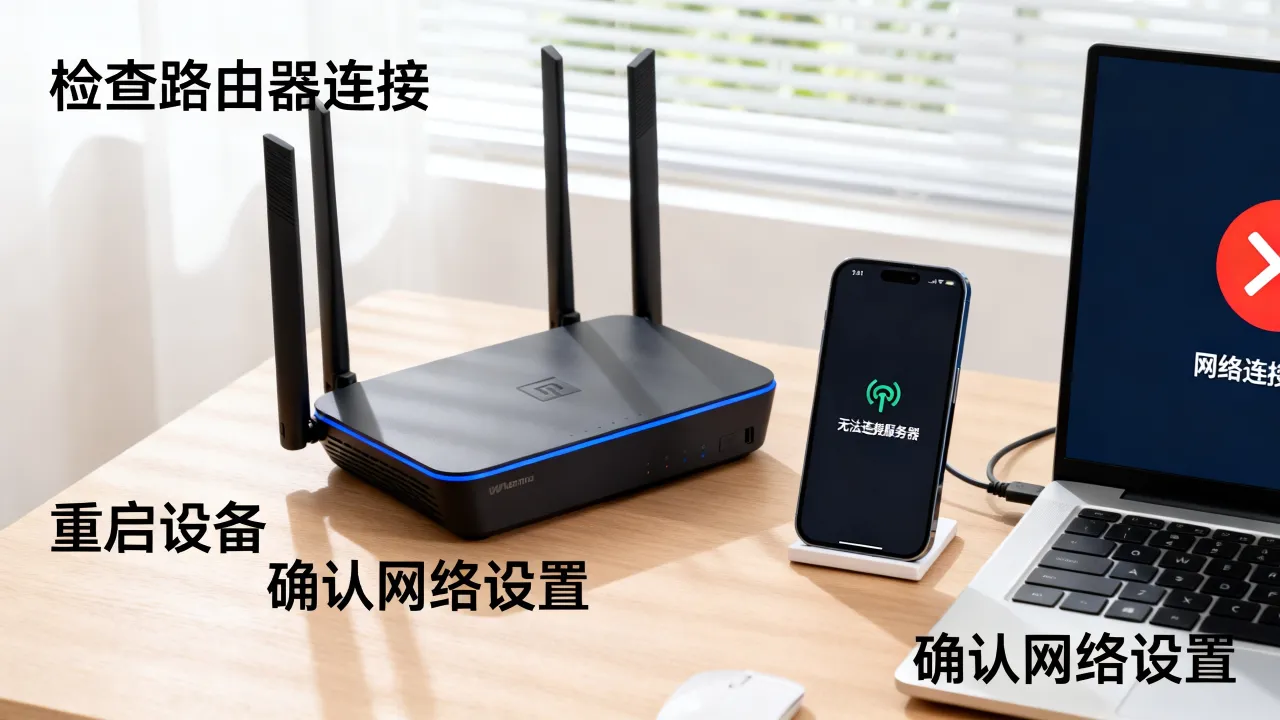 wifi为什么是无法连接服务器，无法连接服务器是什么原因？