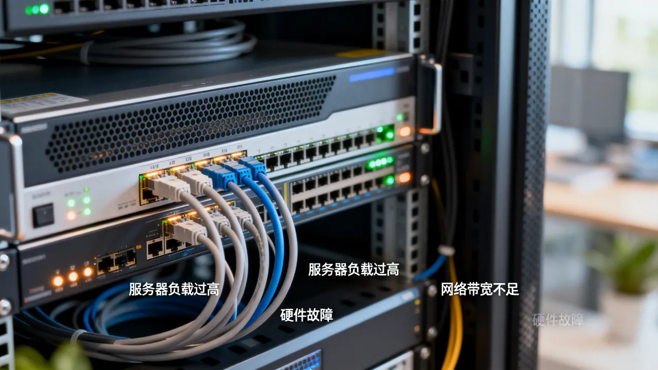 服务器的网速为什么慢，服务器网速慢是什么原因怎么解决？