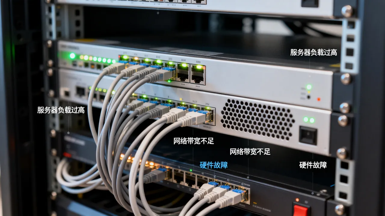服务器的网速为什么慢，服务器网速慢是什么原因怎么解决？