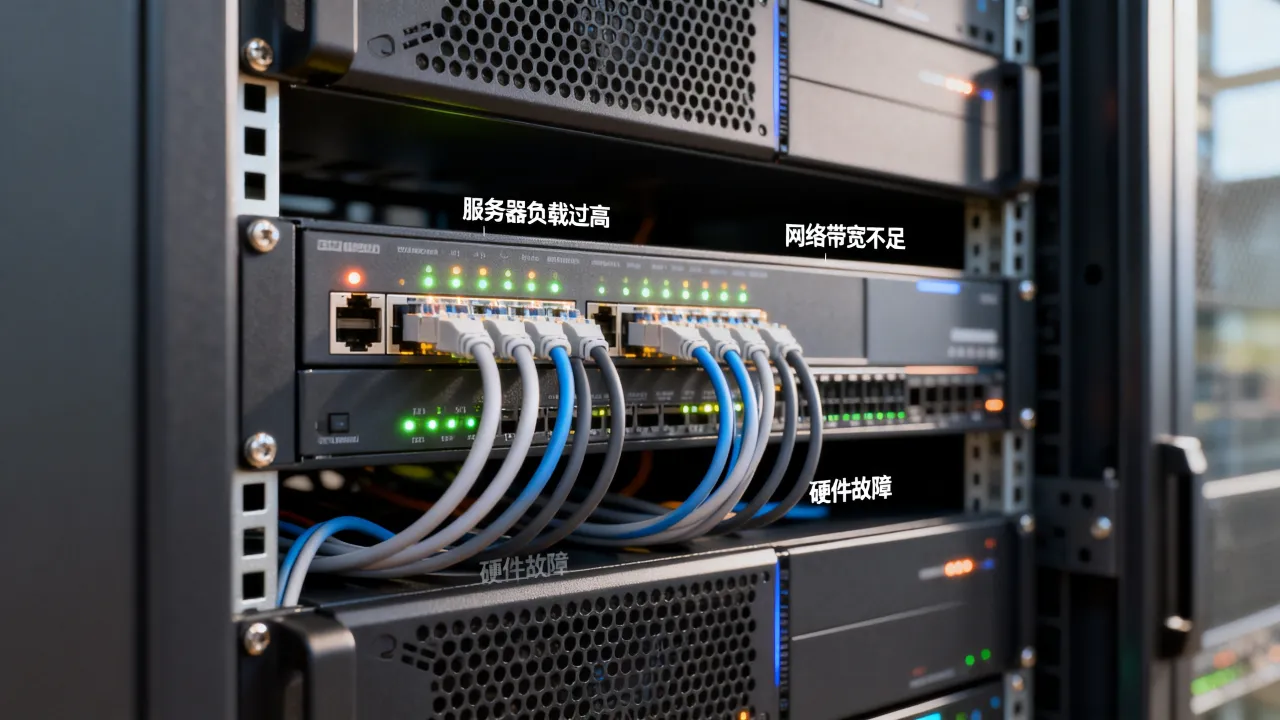 服务器的网速为什么慢，服务器网速慢是什么原因怎么解决？