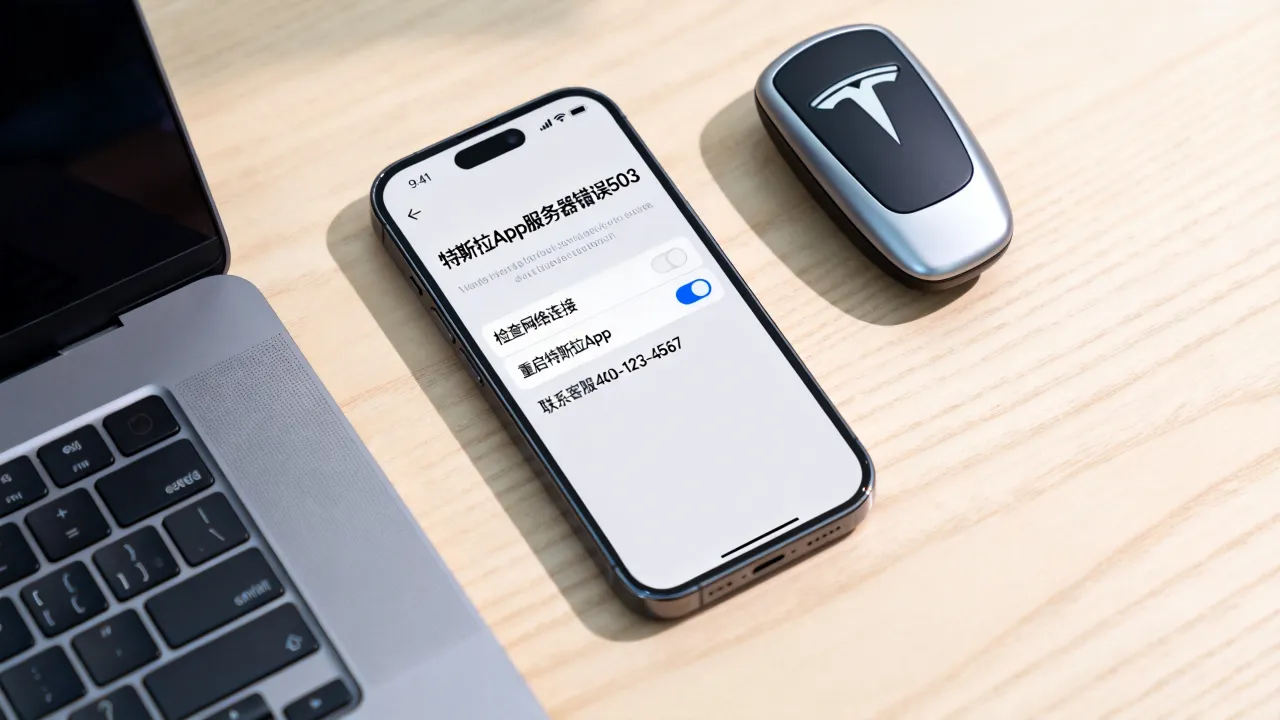特斯拉app503服务器维修怎么办，特斯拉服务器错误代码503解决方法