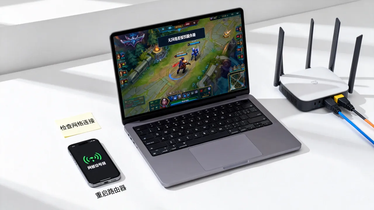 为什么玩lol老是无网络连接到服务器,英雄联盟频繁掉线怎么解决