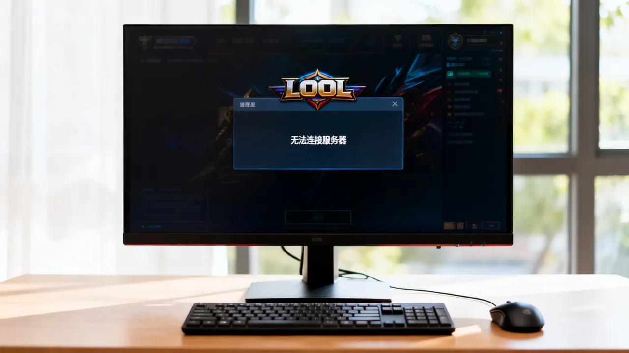 LOL为什么一直没连接服务器，服务器连接不上是什么原因