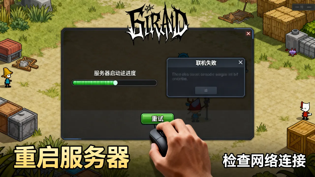 饥荒为什么启动服务器，联机进不去怎么解决