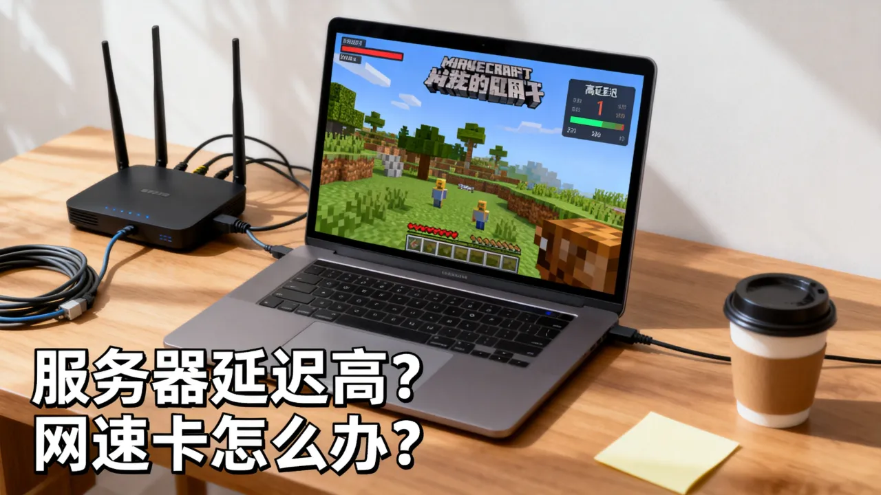 我的世界服务器网速卡怎么办，为什么我的世界服务器延迟高？
